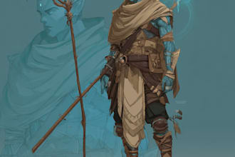 fantasy character dnd art and d and d character