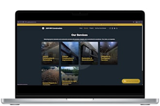 build a professional website for your service business