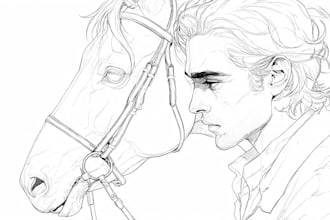 do lineart illustrations in high quality
