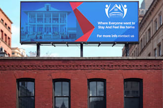 design professional billboard ad