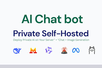 setup private ai chat bot with image generation on server