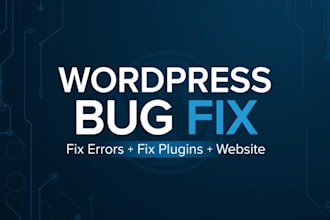 fix wordpress bugs, errors and website issues