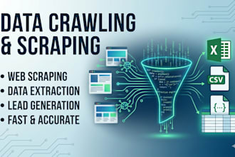 perform professional web scraping and data crawling