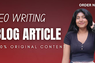 write seo blogs and articles