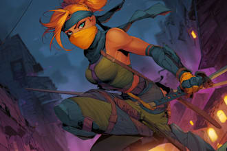 illustrate dark comic book style characters and scenes