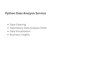 perform exploratory data analysis and visualization using python