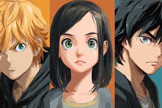 draw anime, comic or cartoon characters