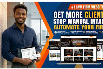 design lawyer website attorney website and law firm website on wordpress and wix