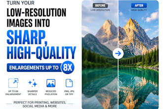 upscale ai art to 8k for posters and wall art