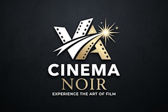 design a creative and professional cinema logo for your brand