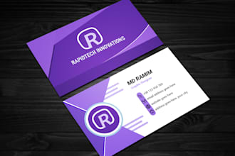 design professional double sided business card