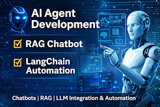build ai agents, rag chatbot, or llm apps using langchain