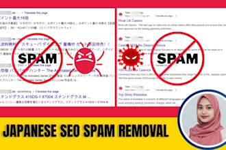 fix japanese SEO spam malware, remove malware from wordpress website