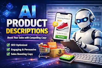 write SEO product descriptions with ai