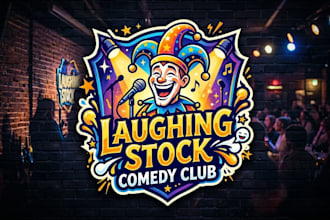design a fun and creative comedy club logo
