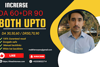 boost your website DR,da with high authority SEO backlinks