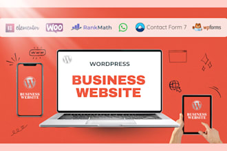 design your wordpress business website