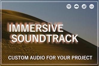 make ambient, drone, cinematic music track for your project