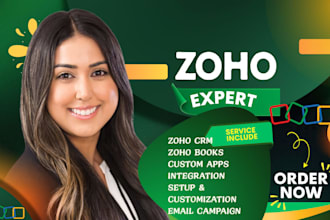 setup zoho CRM, zoho campaign, setup, zoho commerce, pipedrive, zoho automation
