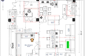 design hospital electrical mep and civil layouts in visio