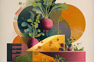 design food poster, food menu, and promotion poster