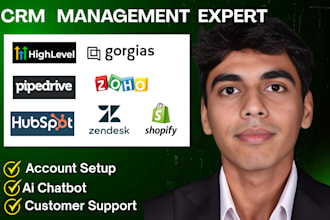 setup zendesk gorgias hubspot crm freshdesk pipedrive ai chatbot for shopify