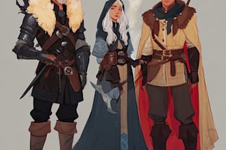 dnd character art and dnd character art