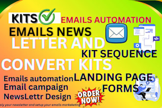 create a high converting email marketing kit email templates  automation setup