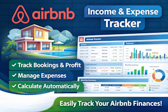 create an airbnb income and expense tracker spreadsheet