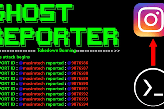takedown instagram dmca ig mass report bot banning, auto commenting bot, python
