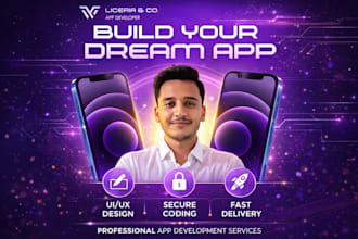 build custom android  and iphone app development  secure fast  reliable