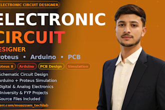 design electronics circuit and simulation for electronics projects