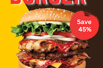 create modern promotional flyer design
