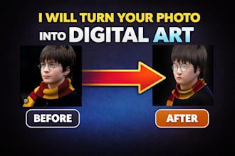 turn your photo into digital art