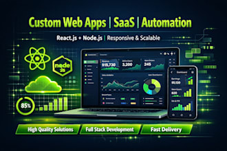 develop custom software, web app, saas, and automation solutions