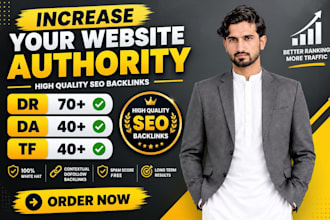 increase domain rating ahrefs dr 50,60,70 using high authority seo backlinks
