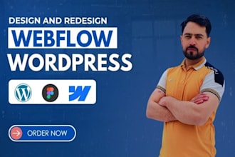 create a premium webflow website with cms and animations