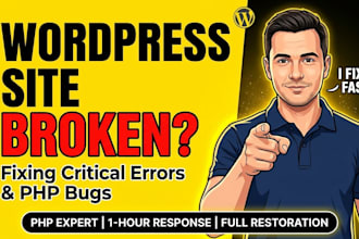 fix wordpress errors, PHP bugs, and critical site issues urgently