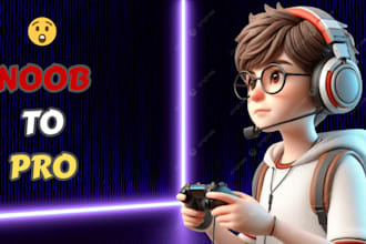 design eye catching gaming youtube thumbnail