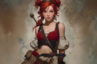 design fantasy character art and fantasy character art