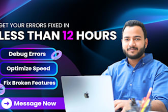 debug error, fix bugs optimize speed for webapp or website
