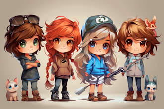 draw chibi art or chibi characters