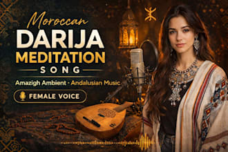 record moroccan darija meditation song amazigh ambient andalusian female