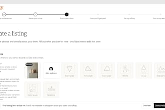 set up etsy shop digital products print on demand printify printful seo listing