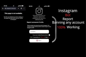 instagram banning, mass report bot, negative content comment,auto commenting bot