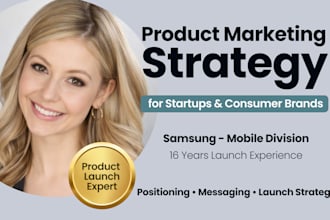 develop your product marketing strategy and launch plan