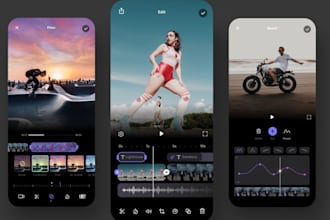 build real time filmmaking, ai video, photo editing and ai video generator app