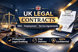 draft UK business contracts and legal documents by a registered UK solicitor