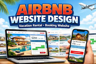 design airbnb website,airbnd booking,vacation website, airbnb app,portal website