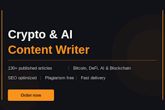 write SEO crypto and ai blog posts for your website